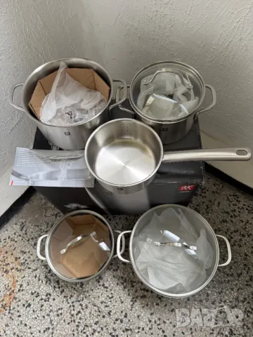 Премиум Комлект от 8 части Съдове за Готвене - Zwilling Essence, Неръждаема Стомана, Тенджери!, снимка 2 - Съдове за готвене - 50316914