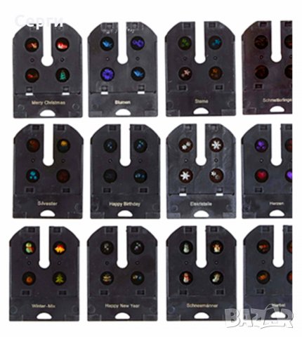 LED прожектор с 12 мотива, Подходящ и за вън, 6 часов таймер, Черен, снимка 3 - Прожектори - 27972269