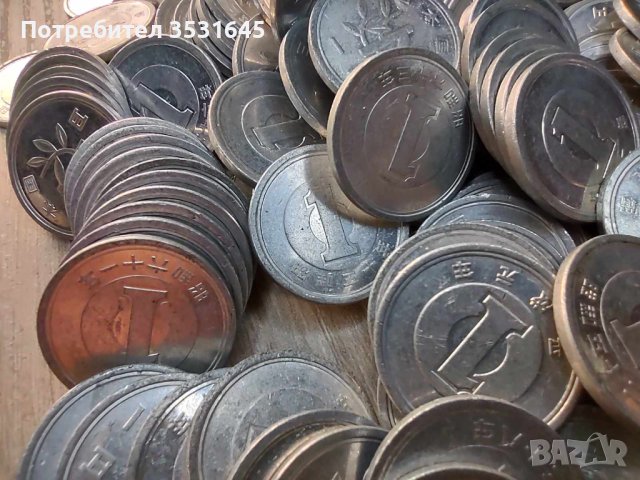 200бр монети от Япония, снимка 4 - Нумизматика и бонистика - 43038213