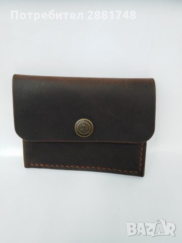Портфейл от естествена телешка кожа., снимка 2 - Портфейли, портмонета - 33497006