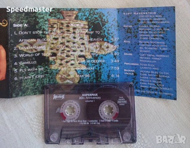 Supermax - 20th Anniversary, снимка 2 - Аудио касети - 51443094