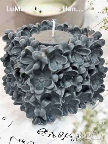 Свещ “ Цветчета”, снимка 4 - Декорация за дома - 53223403