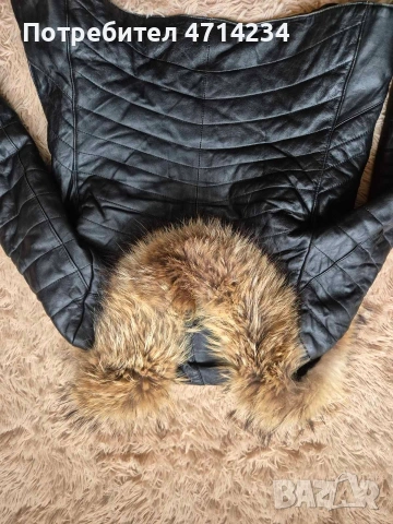Дамско яке естествена кожа, снимка 2 - Якета - 53172759