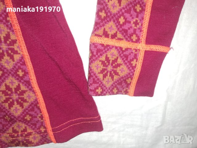Kari Traa (М) дамска термо блуза мерино 100% Merino Wool, снимка 5 - Спортни екипи - 43666674