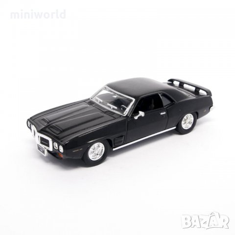 Pontiac Firebird Trans Am 1969 - мащаб 1:43 на Road Signature модела е нов в кутия, снимка 2 - Колекции - 28109049