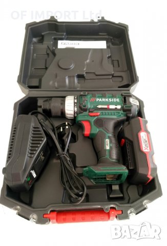 НОВ Професионален Винтоверт PARKSIDE 20V Li-Ion 2Ah, снимка 9 - Винтоверти - 28085578