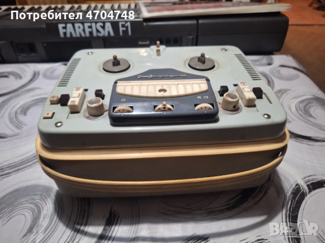 Стар лампов магнетофон Тесла, снимка 6 - Антикварни и старинни предмети - 53214520