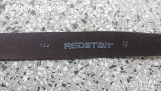 Кафяв кожен колан Red Star в отлично състояние (105 см), снимка 3 - Други - 51678350
