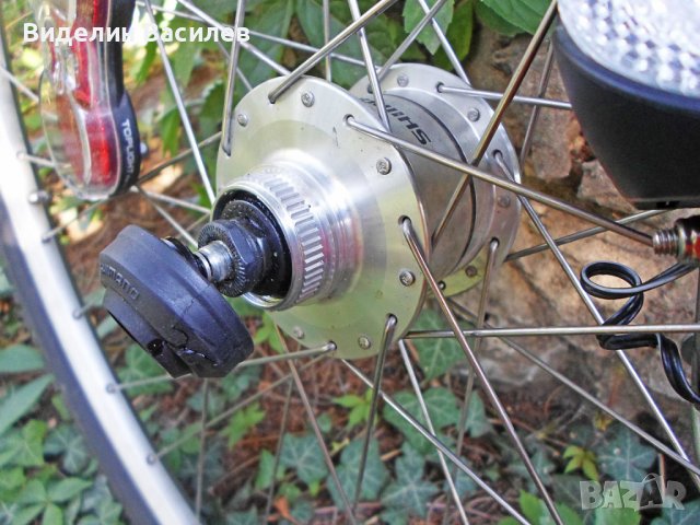 Динамо главина/капла/за диск и v brake 28*29 Shimano