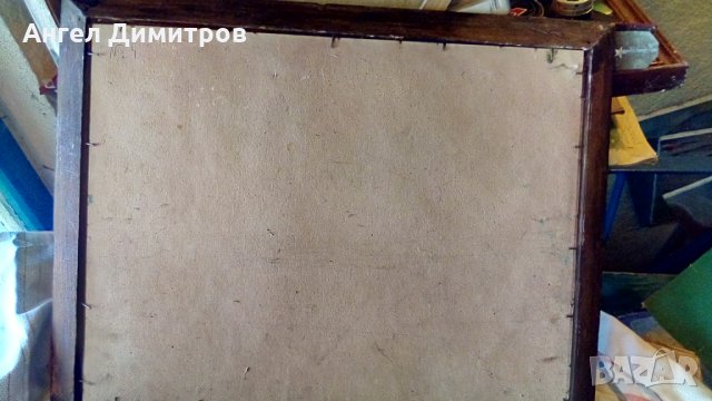 Стара маслена картина, снимка 3 - Картини - 32452061