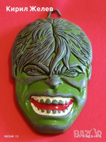 МЕДАЛЬОН с ЛИКА на ХЪЛК от МАРВЕЛ от филма ОТМЪСТИТЕЛИТЕ 34789, снимка 4 - Колиета, медальони, синджири - 52501918