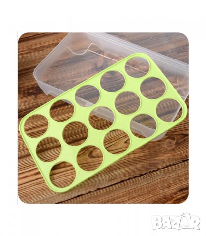 КУТИЯ ЗА 15 БРОЯ ЯЙЦА С ДРЪЖКА, снимка 4 - Други стоки за дома - 26899905