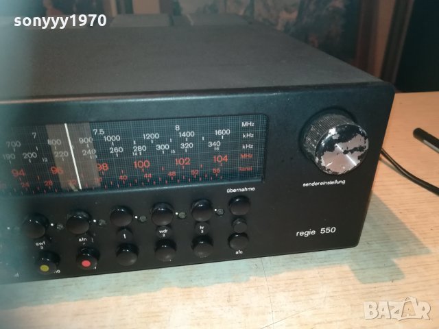 braun regie 550 receiver-made in west germany 1803212034 &, снимка 8 - Ресийвъри, усилватели, смесителни пултове - 32214586