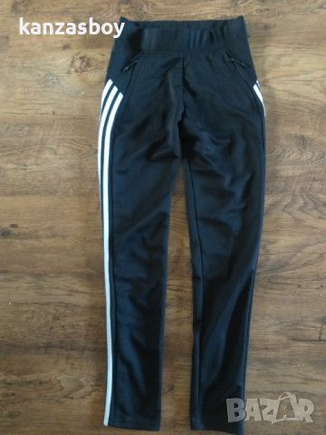 adidas Women's 3-Stripes Doubleknit Zipper Pants - страхотно дамско долнище КАТО НОВО, снимка 5 - Спортни дрехи, екипи - 37402933