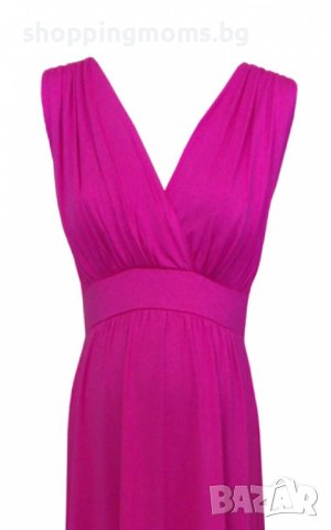 Едноцветна рокля за кърмачки и бременни - модел 0538, снимка 3 - Рокли - 43472207