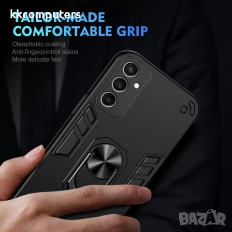 Samsung Galaxy S24 FE 5G Удароустойчив Metal Ring Holder Калъф и Протектор, снимка 7 - Калъфи, кейсове - 52647076