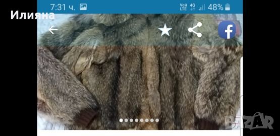 ПРОМОЦИЯ!!!Палто от чакалски кожи, снимка 2 - Палта - 27475476