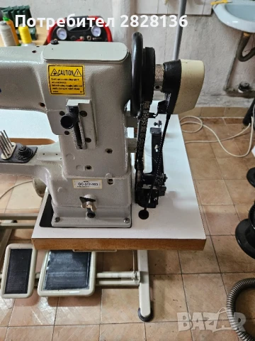 Ръкавна машина троен транспорт внос от Италия. , снимка 5 - Шевни машини - 50444821