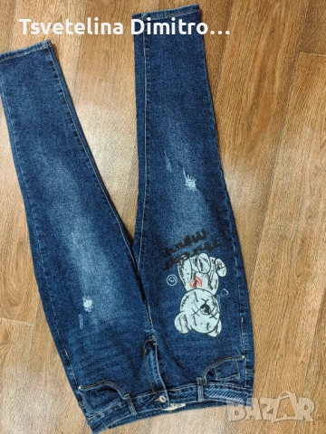 Дамски дънки в отлично състояние размер 30., снимка 2 - Дънки - 53517502