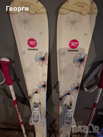 Детски комплект ски Rossignol-100см.+обувки Rossignol-21.5 , снимка 6 - Зимни спортове - 53287008