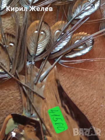 Сувенир паун красив метален 41560, снимка 16 - Декорация за дома - 42999162