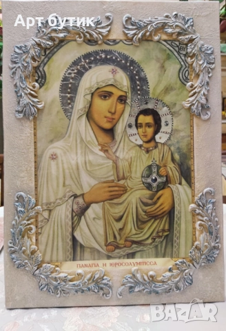 Арт кутии за аксесоари за свето Кръщение , модел Св. Богородица, снимка 4 - Декорация - 52741287