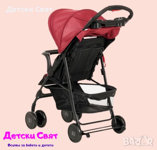 Лятна детска количка ZIZITO Adel, червена, снимка 5 - Детски колички - 37012814