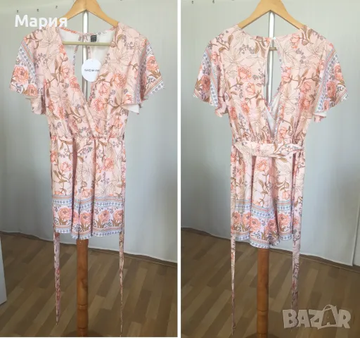SHEIN С размер Нов Дамски Гащеризон Розор на Нежни Цветя Шейн , снимка 13 - Гащеризони - 47317241