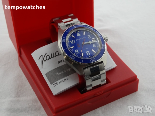 ВОСТОК КОМАНДИРСКИЕ АВТОМАТИЧЕН ref: 650853, снимка 4 - Мъжки - 52942738