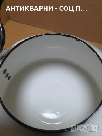 Соц Стар Емайлиран Чайник., снимка 6 - Антикварни и старинни предмети - 49029892