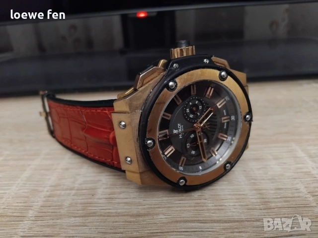 Hublot King Rose Gold 48мм Кварц