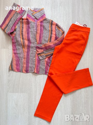 Бутиков панталон Jucca & нежна къса риза , снимка 3 - Панталони - 43575287
