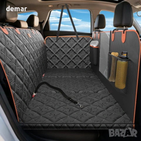 Калъф с твърдо дъно за задната седалка за домашни любимци, хамак