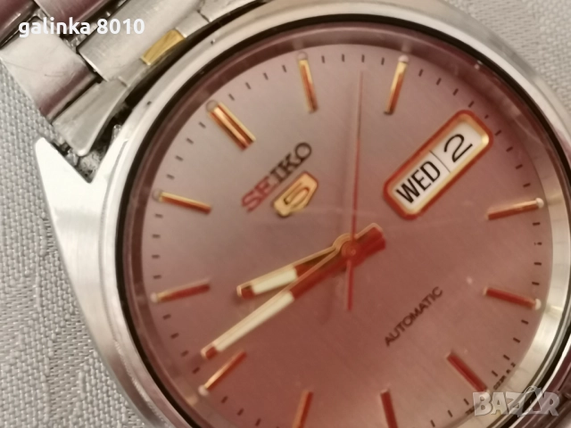 Мъжки часовник Сейко 5, снимка 3 - Мъжки - 52822653