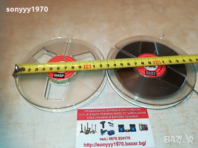 basf-germany 2бр ролки за магнетофон 1105211108, снимка 2 - Ресийвъри, усилватели, смесителни пултове - 32835129