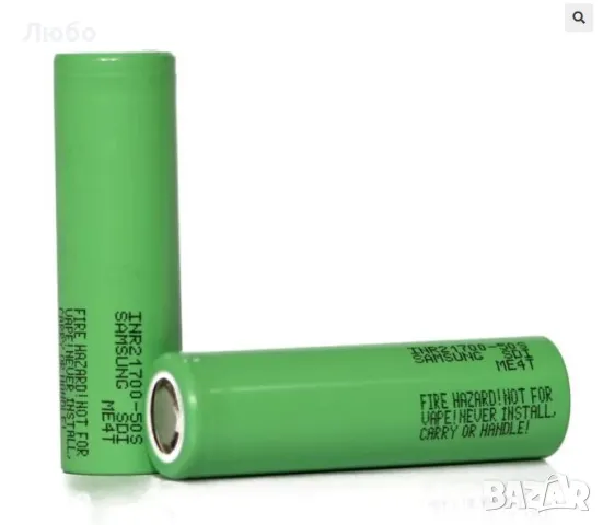 Мощни li-ion BAK N21700-45D, Molicel P42A, Sony/Murata VTC5A, VTC6, Samsung 40T, 30T, Vapcell, снимка 3 - Аксесоари за електронни цигари - 30578793