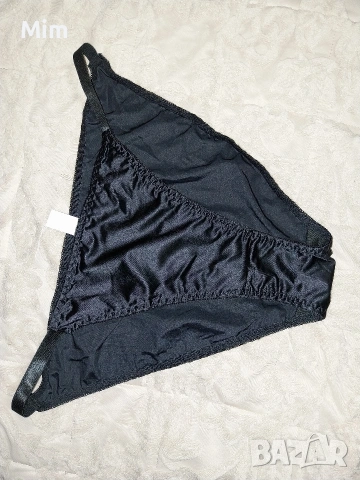 XL Различни цветове сатенени бикини в черно ,червено, пепел от рози ,телесен и бял , снимка 3 - Бельо - 53240421