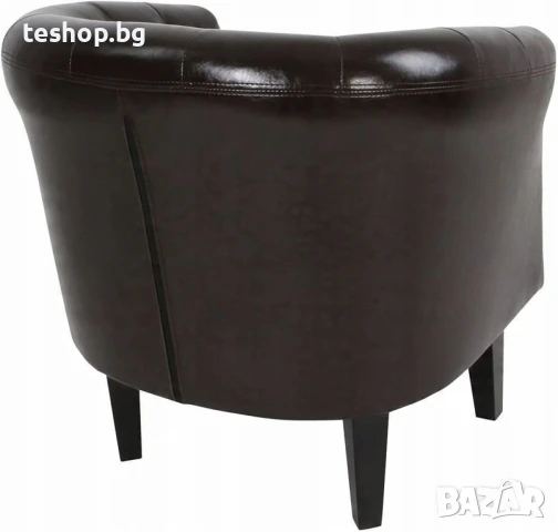 Фотьойл с табуретка MIADOMODO кожа лукс колекция, снимка 3 - Дивани и мека мебел - 50939546