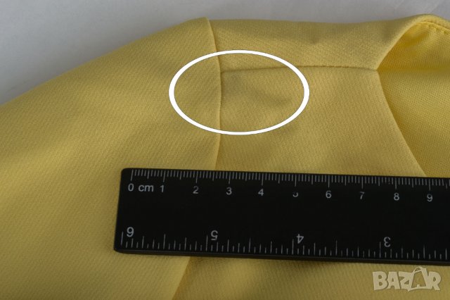 Жълта рокля с дълги ръкави марка Melli London - XL, снимка 6 - Рокли - 29031189