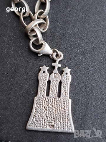 сребърна гривна Thomas sabo Charm club със 7 талисманчета , снимка 9 - Гривни - 52591375