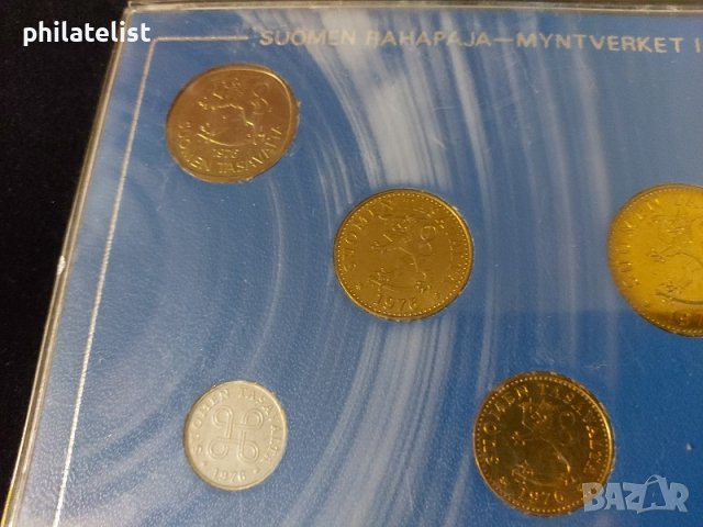 Финландия 1976 - Комплектен сет от 7 монети, снимка 3 - Нумизматика и бонистика - 37786505