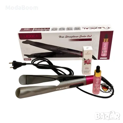 Преса за коса 2в1 Lexical LHS-5372, снимка 3 - Преси за коса - 48846060