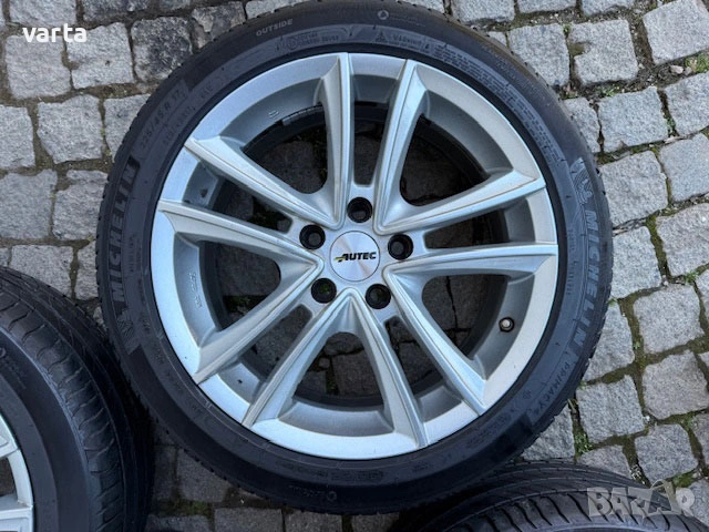 4бр джанти AUTEC 7,5х17 5х122 за МЕРЦЕДЕС / АУДИ / ФОЛКСВАГЕН / СЕАТ / ШКОДА , снимка 2 - Гуми и джанти - 53219103