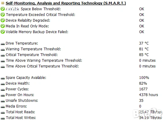 Samsung PM9B1 512 GB PCIe 4x4 M.2 2280, TLC, снимка 5 - Твърди дискове - 53456997