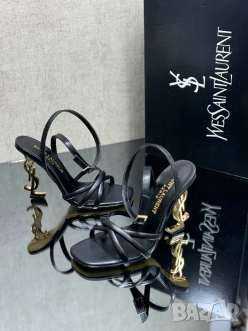 сандали на ток YSL saint laurent 