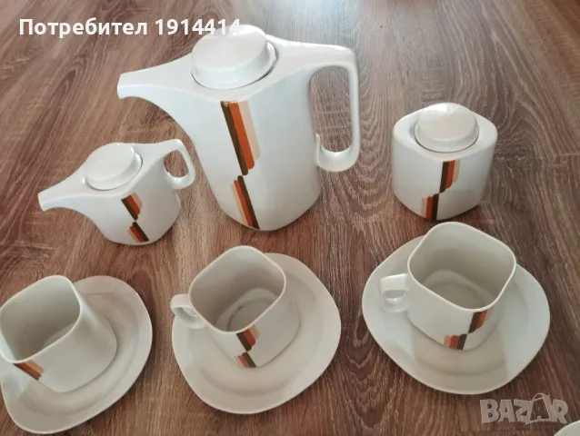 Сервиз за чай   15 части, снимка 10 - Сервизи - 49756379