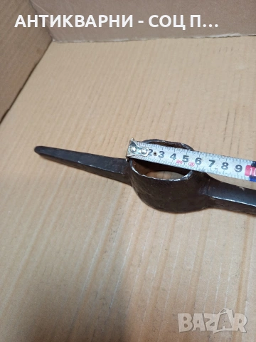 Соц Стара Ръчно Кована Кирка 1.100кг. НОМЕР 644., снимка 9 - Антикварни и старинни предмети - 53446045