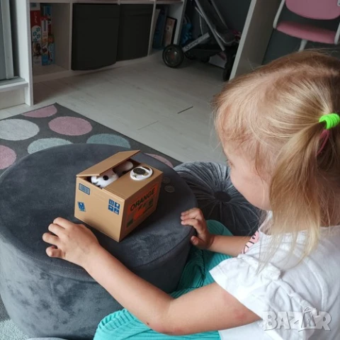 Касичка Коте / Детска касичка за пари, снимка 6 - Образователни игри - 51405844