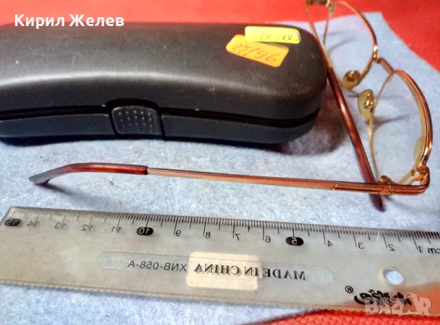 СТАРИ ВИНТИДЖ УНИСЕКС МОДЕЛ ДИОПТРИЧНИ ОЧИЛА с КУТИЙКА КАЛЪФ 27196, снимка 6 - Слънчеви и диоптрични очила - 47512115