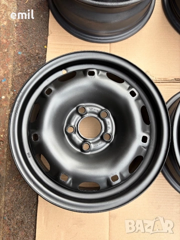 Железни джанти 5x100x14, снимка 2 - Гуми и джанти - 53210798